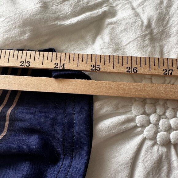 Bai Sheng GT Women's Long Sleeve Blue Nautical Geometric Patchwork Tunic SZ XXL - Picture 10 of 10